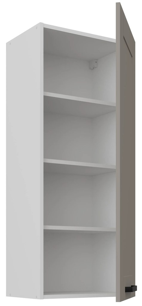 Horná kuchynská skrinka Lucid 45 G-108 1F (korpus: biela + front: mdf claygrey). Vlastná spoľahlivá doprava až k Vám domov. 1134678