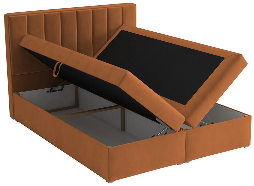 Kontinentálna posteľ Sonden Box, Rozmer postele: 180x200, Dostupné poťahy: Magic Velvet 2216