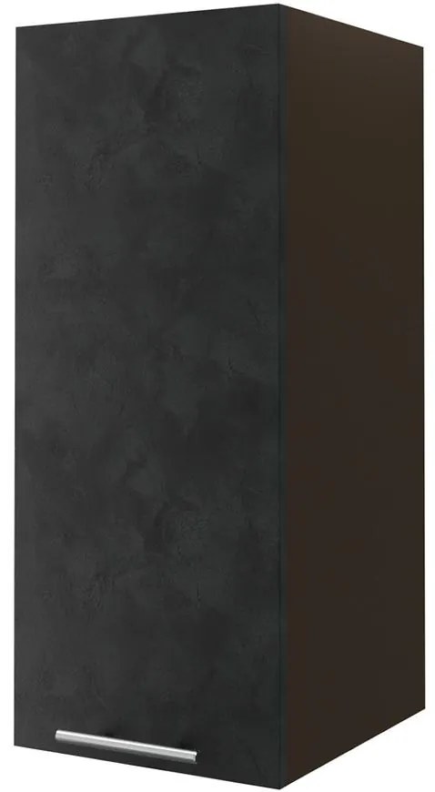 Skrinka do kuchyne Malmo Ares black W2/30  lava