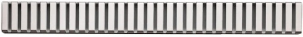 Rošt Alca 105 cm nerez mat zebra LINE-1050M