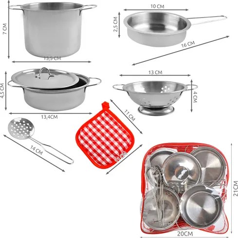 KRUZZEL Súprava detského riadu - Kruzzel