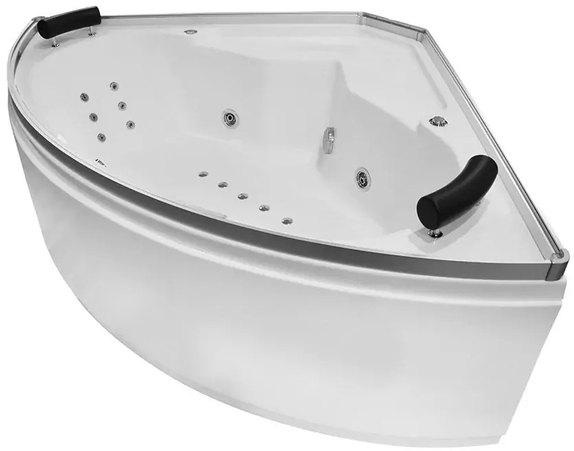 M-SPA kabínová vaňa s hydromasážou čierna 2-miestna 150x150x224cm