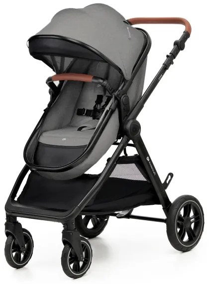 KINDERKRAFT - Kombinovaný kočík 3v1 ESME Moonlight grey + autosedačka MINK PRO