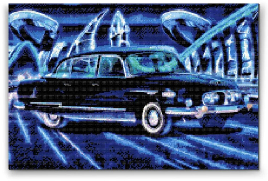 Gario Diamantové maľovanie Tatra 603 Rozmery: 120 x 80 cm, Rámovanie: S vnútorným rámom, Diamanty: Štvorcové