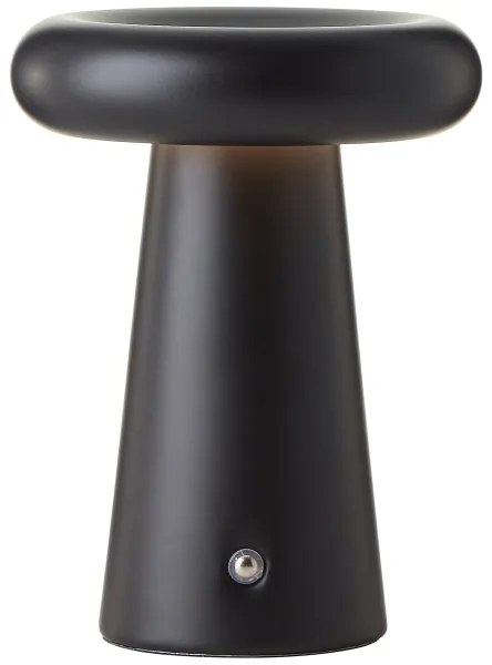 Brilliant LED stmievateľná dotyková stolná lampa MUFFIN LED/3W/5V USB IP44 čiern