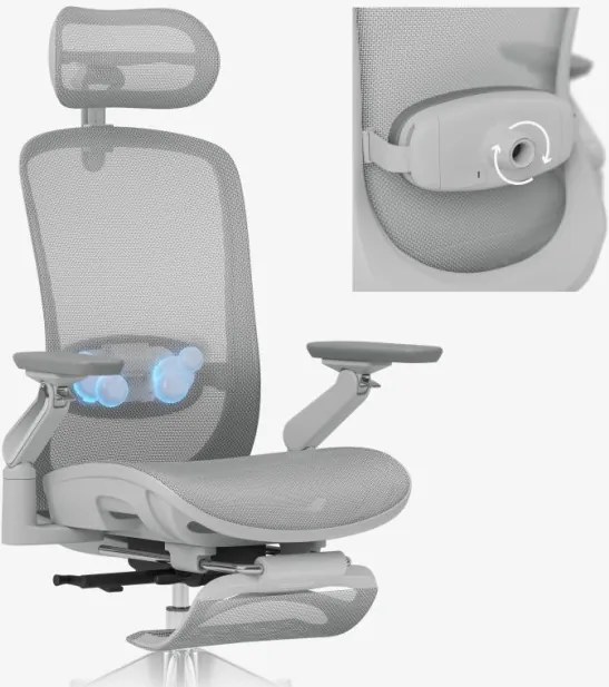 Kancelárska stolička LeadPro 8.7 Grey