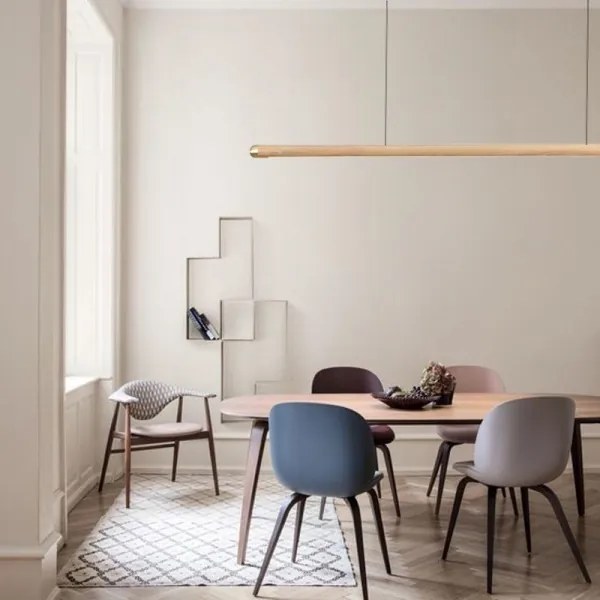 LED Luster na lanku LED/22W/230V 4000K 120 cm jaseň/masív