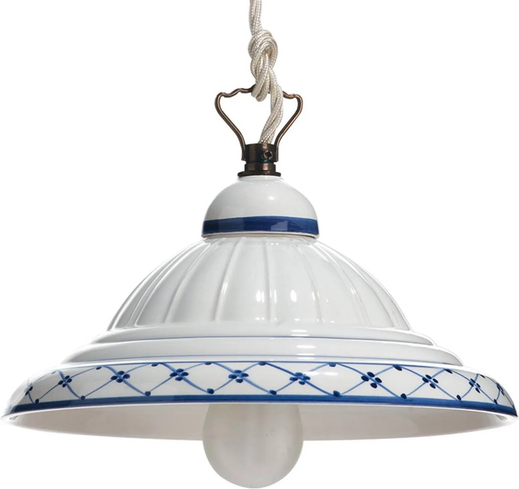 Keramická závesná lampa Firenze vidiecky štýl