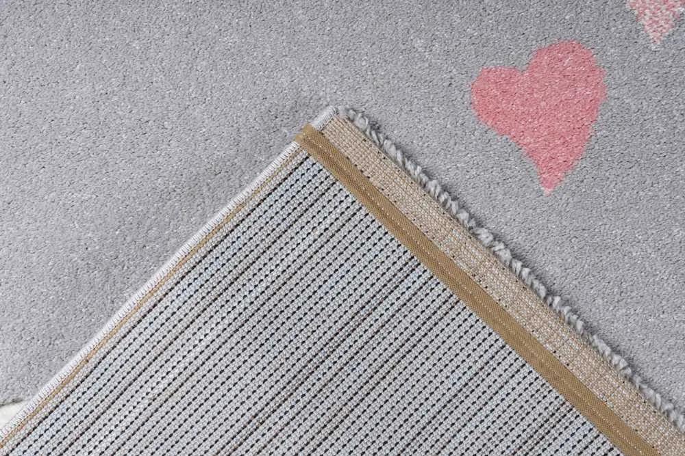 Lalee Detský kusový koberec Amigo 326 Pink Rozmer koberca: 80 x 150 cm