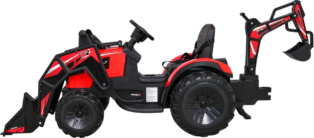 Ramiz Traktor s prívesom 720-T červený