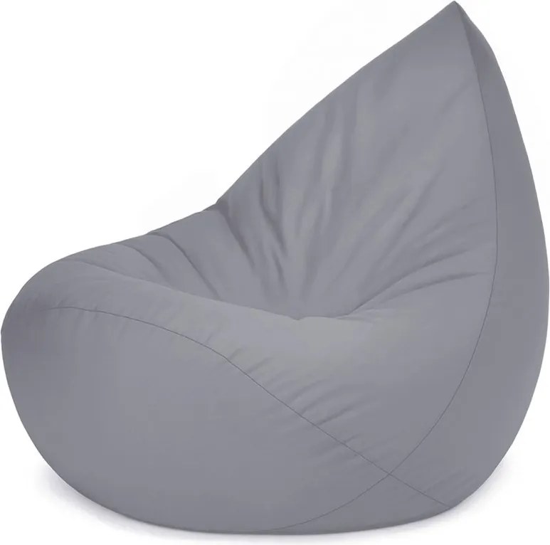 Šedý sedací vak pre deti – vodeodolný, pohodlný a bezpečný