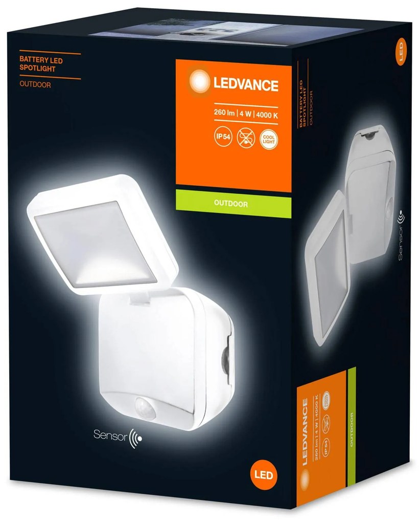 LEDVANCE Battery Spotlight nástenná lampa 1pl.