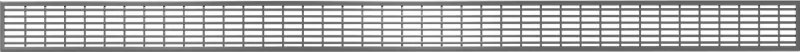 Mexen Flat M33 krytka žľabu 90 cm, brúsený grafit, 1E33090