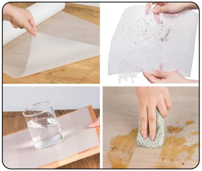 Protišmyková podložka BARGO biela 48x300 cm