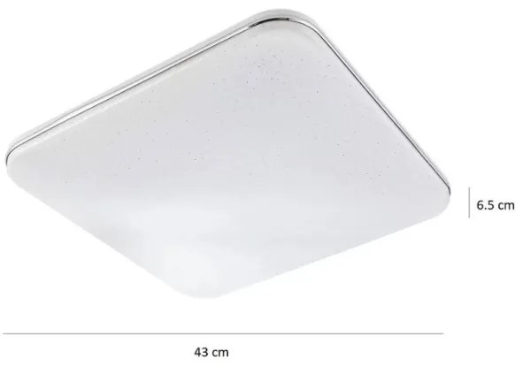 LED Stmievateľné stropné svietidlo SYRIUS na diaľkové ovládanie LED/72W/230V