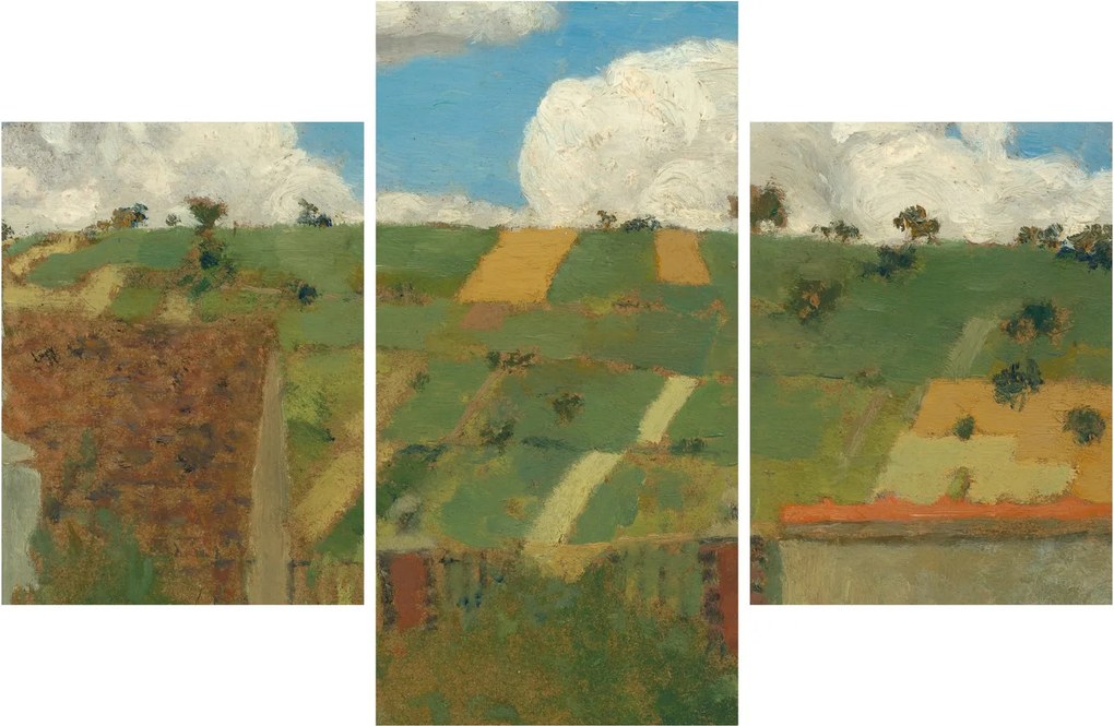 Obraz - Edouard Vuillard, Landscape of the Ile de France, reprodukcia (90x60 cm)