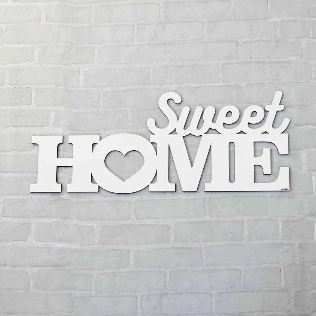 DUBLEZ | Drevená dekorácia na stenu - Sweet Home