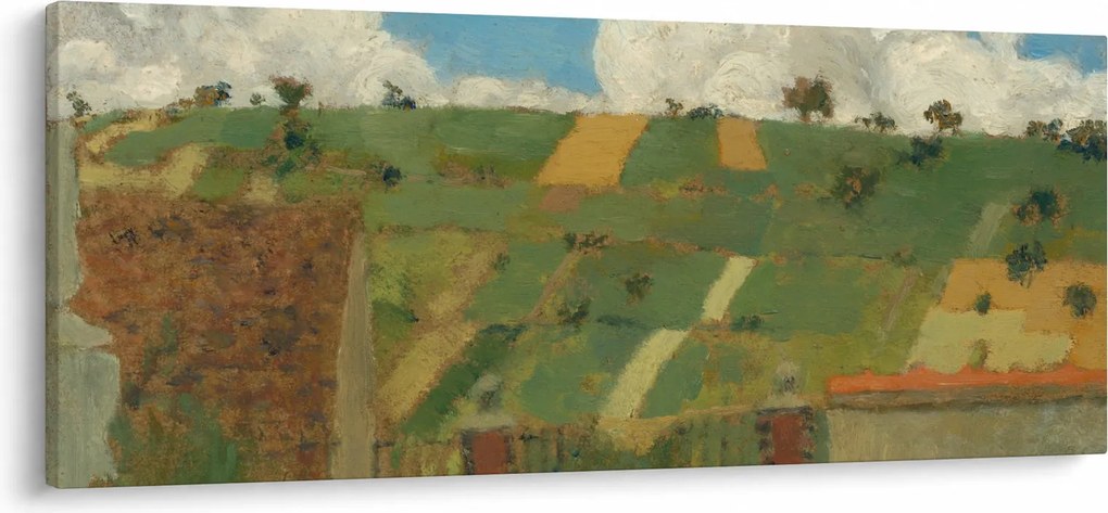 Obraz - Edouard Vuillard, Landscape of the Ile de France, reprodukcia (120x50 cm)