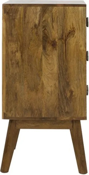 Drevená nízka komoda Espita so šuplíkmi - 40*40*80cm