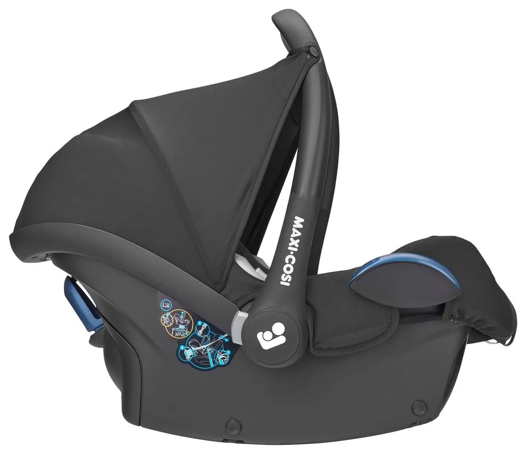 Autosedačka CabrioFix i-Size 0-13kg Essencial Black