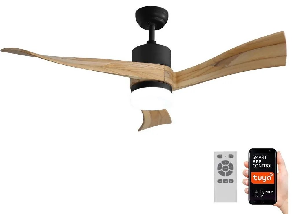 Immax Neo 07136-B -LED Stmievateľný ventilátor SOFISTICADO 18W/230V Wi-Fi Tuya+DO IM1152