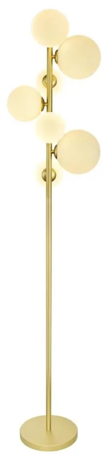 Brilagi - LED Stojacia lampa MILLA 7xG9/3W/230V zlatá/biela