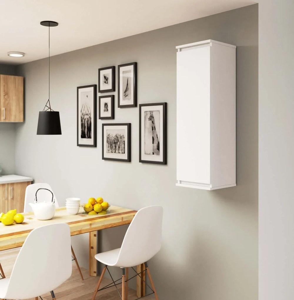 Závesná skrinka Star 30 cm biela