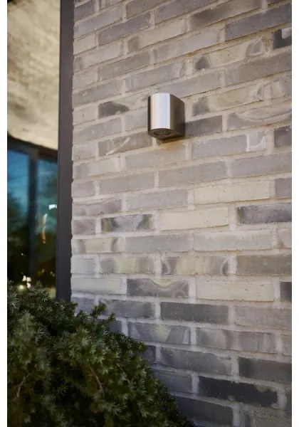 Nordlux - LED vonkajšie nástenné svietidlo CANTO 2xLED/6W/230V IP44 nerezová oceľ