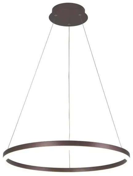 Brilagi - LED Stmievateľný luster na lanku CIRCLE LED/42W/230V 3000-6500K hnedý+DO