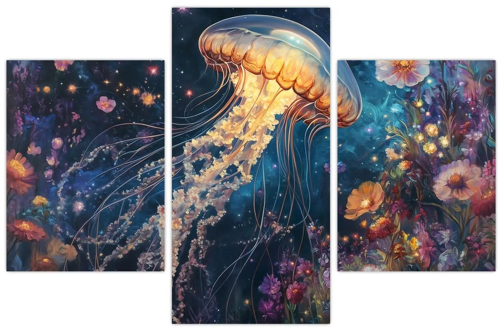 Obraz - Magická medúza (90x60 cm)