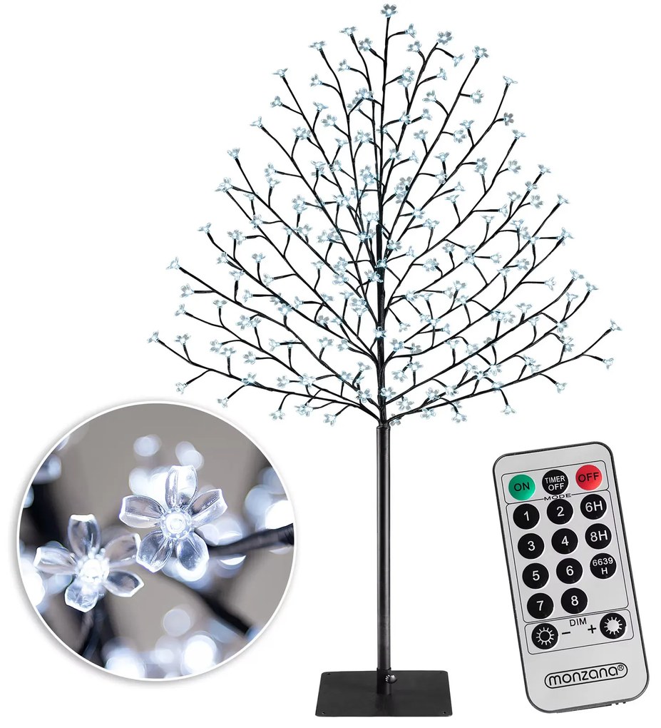 InternetovaZahrada Svietiaci strom čerešňa 220 cm - modrá