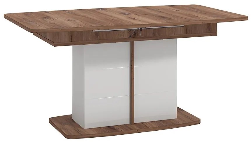 Stôl Burgundy Biely/Dub 11012067