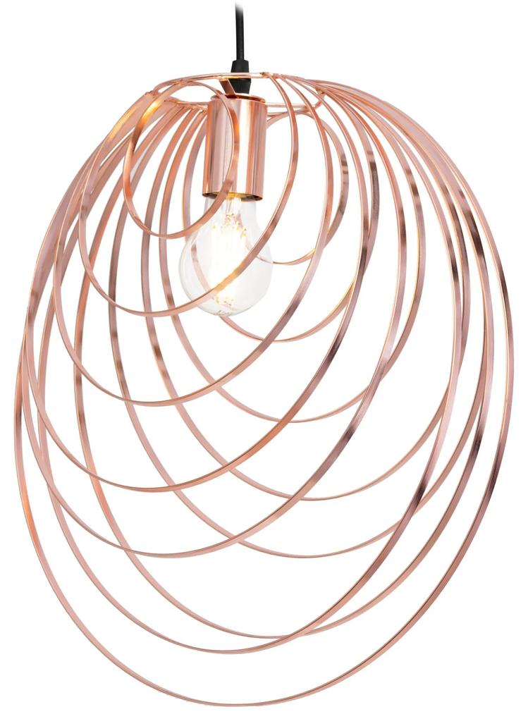 Toolight - Moderná stropná lampa APP427-1CP, ružové zlato, OSW-00559