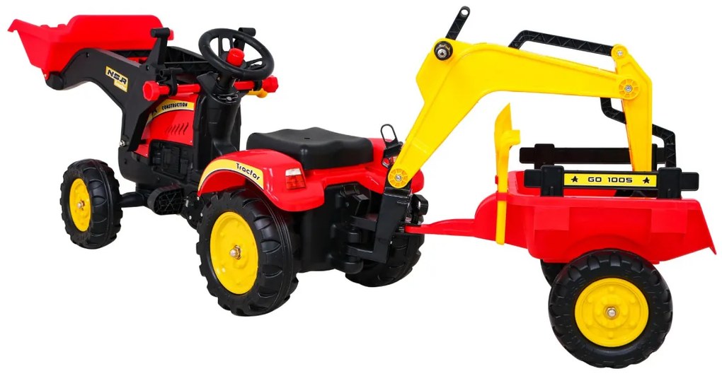 Traktor s prívesom a príslušenstvom Ramiz - 3009.CR