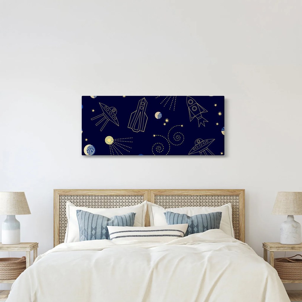 Obraz - Vesmír (120x50 cm)
