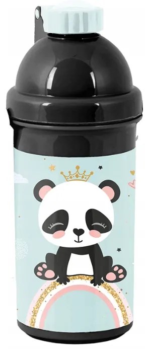 Školská taška na kolieskach - Veselá Panda 5-dielny set