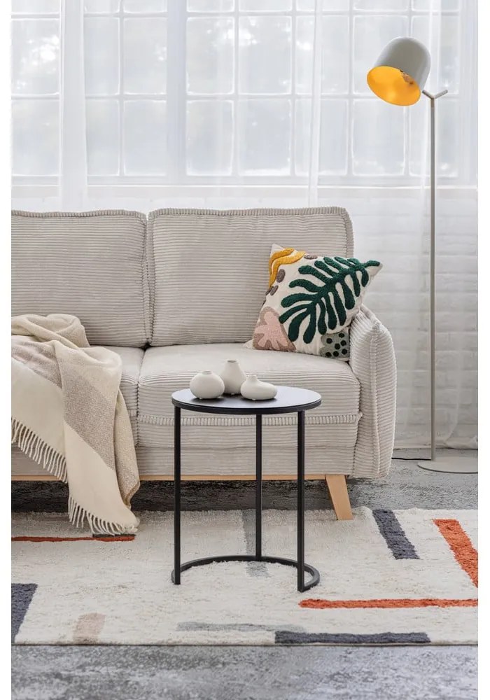 Variabilná tyrkysová menčestrová rozkladacia rohová pohovka Tori – Bonami Selection