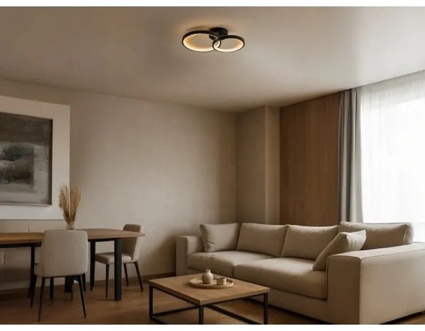 Stropné stmievateľné LED svietidlo LED/35W/230V 3000-6500K + diaľkové ovládanie