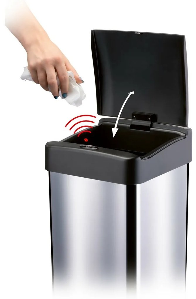 Lamart LT8107 Bezdotykový kôš Sensor USB 50 l, 50 l