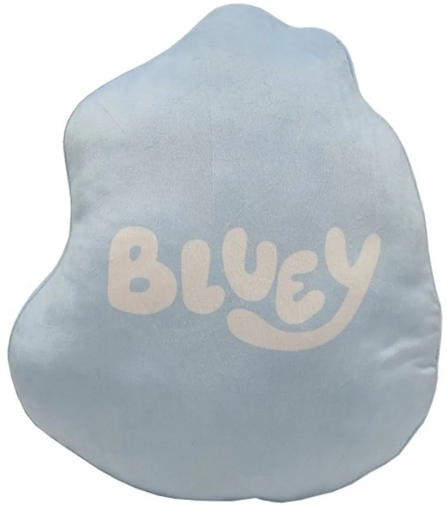 Tvarovaný 3D vankúšik Bluey - motív rodinka - 40 x 35 cm