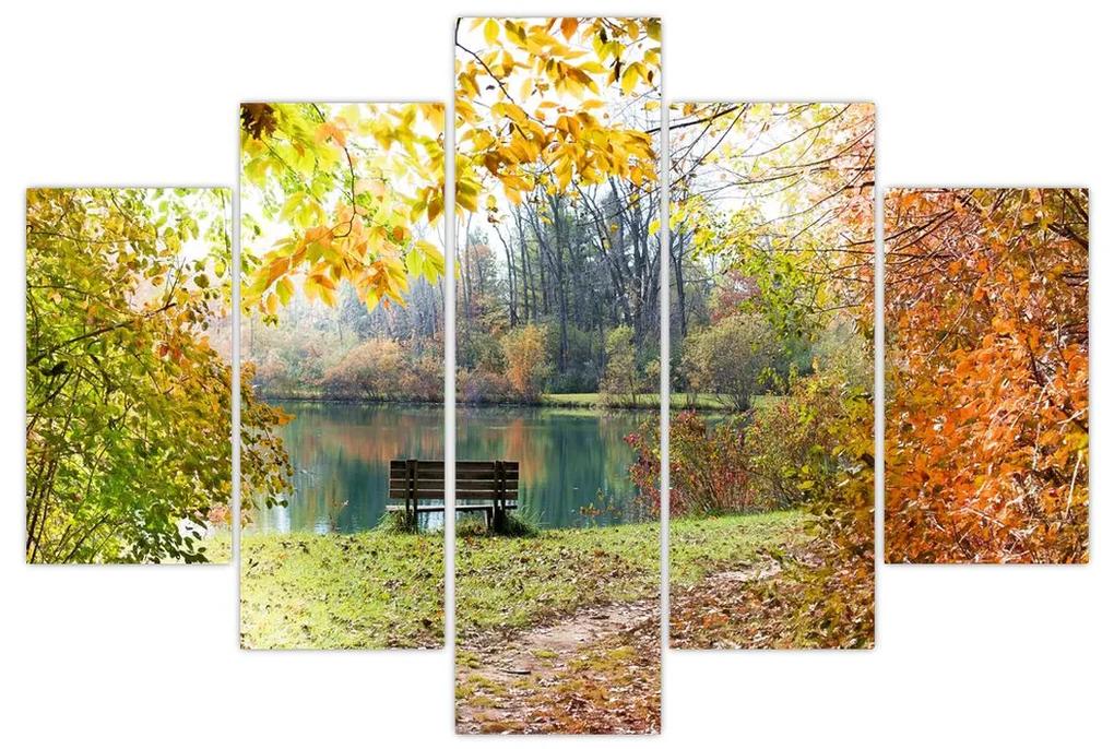 Obraz rybníka (150x105 cm)