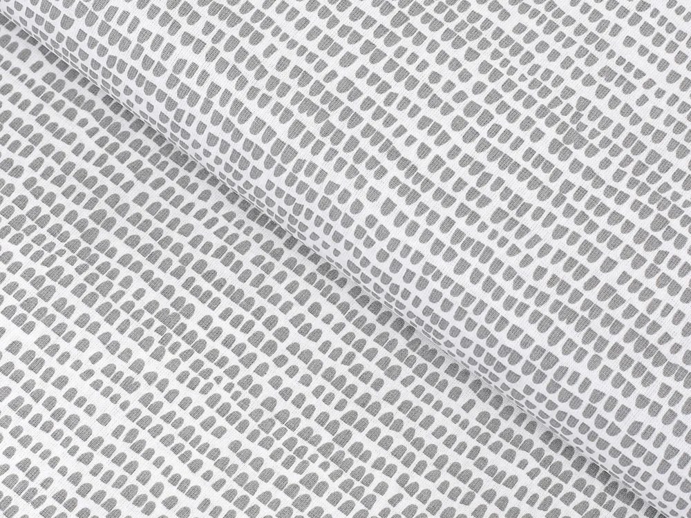 Biante Bavlnená obliečka na vankúš Sandra SA-061 Nepravidelné tvary na bielom 30 x 50 cm