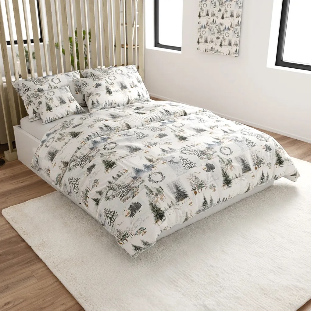 Bavlnené obliečky WINTER WHISPER farebné Rozmer obliečky: 70 x 90 cm | 140 x 200 cm