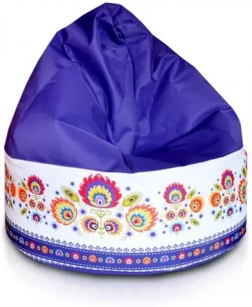 Sedací vak ECOPUF - VIPER MODERN polyester 3 Biela