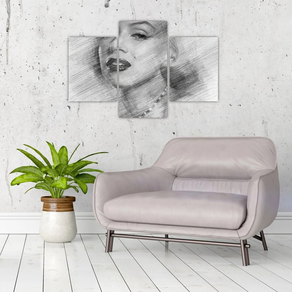 Obraz - Portrén Merilyn Monroe (90x60 cm)