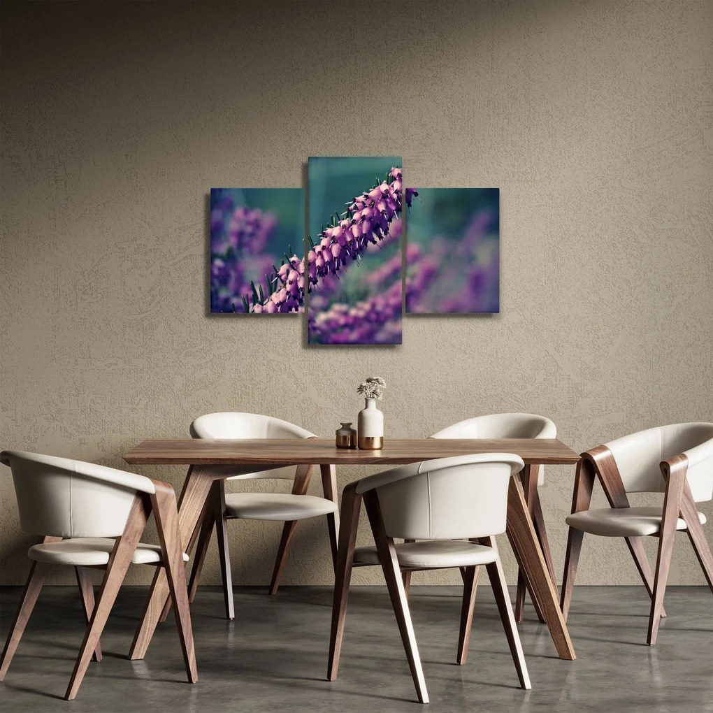 Obraz fialovej kvetiny (90x60 cm)