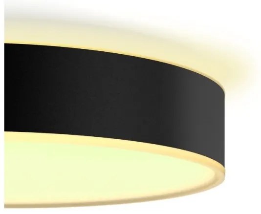 Philips - LED Stmievateľné stropné svietidlo Hue ENRAVE M LED/19,2W/230V čierna+ DO