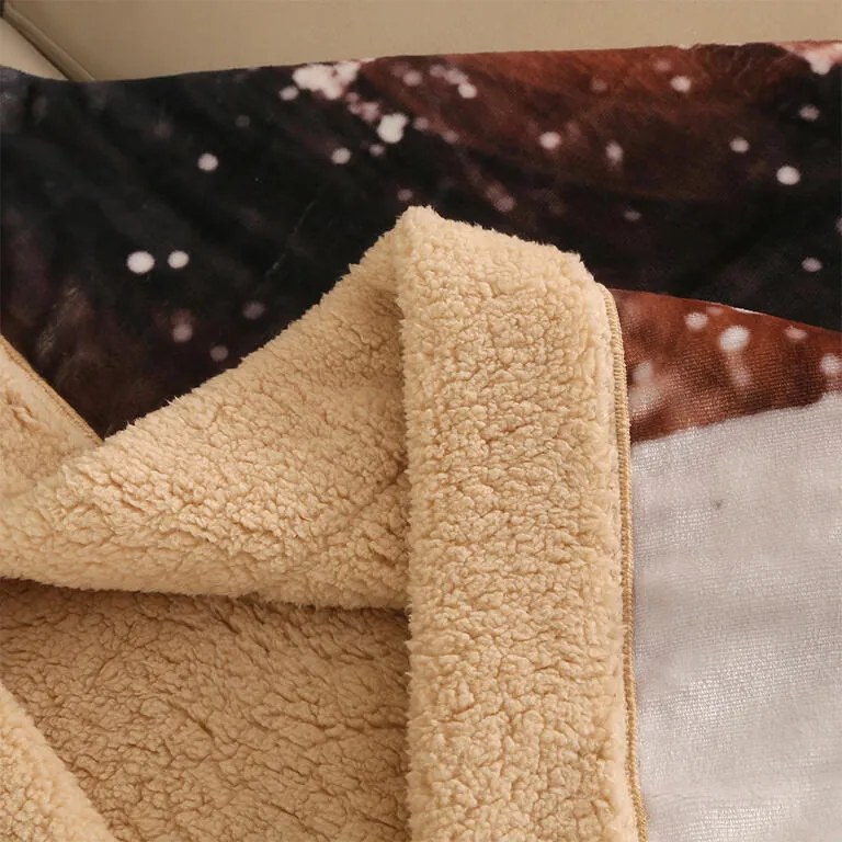 Baránková deka KÔŇ 150 x 200 cm