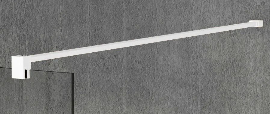 Gelco Sapho, VARIO WHITE jednodielna sprchová zástena na inštaláciu k stene, číre sklo, 1000 mm, GX1210GX1015