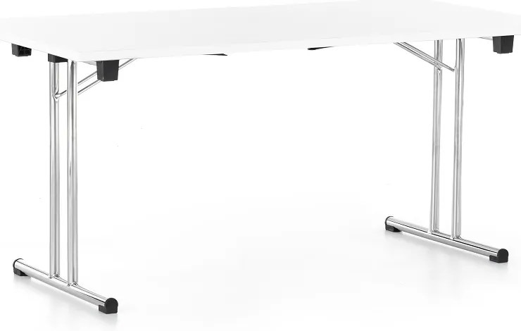 Skladací stôl 160 x 80 cm, biela